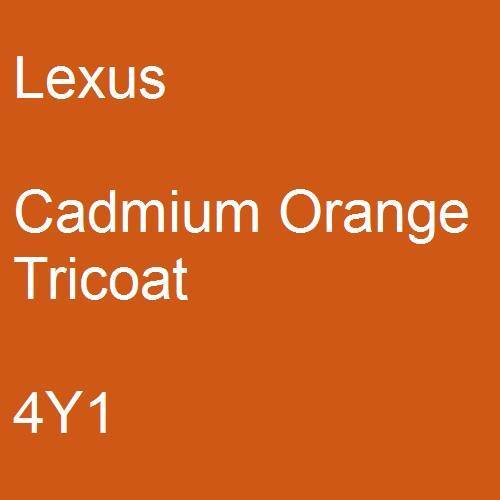 Lexus, Cadmium Orange Tricoat, 4Y1.